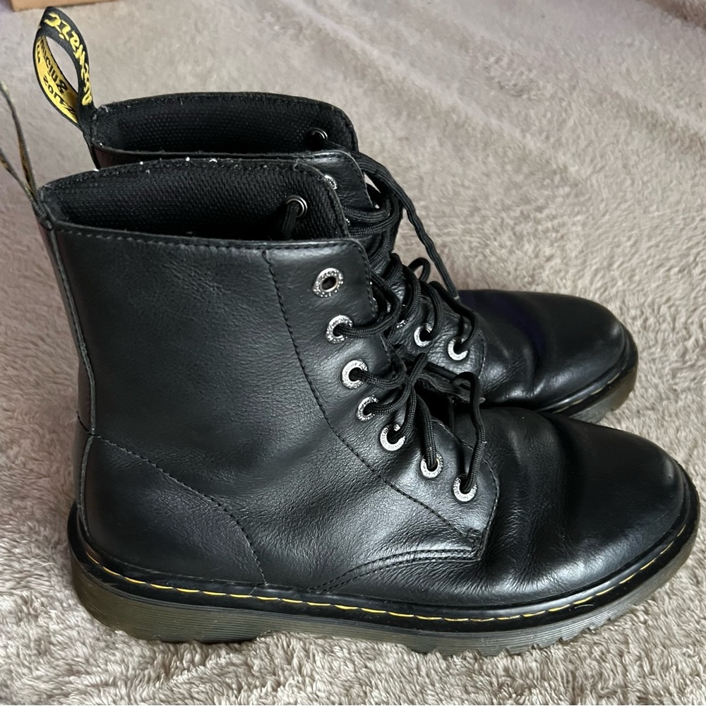 Dr. Martens Black Luana Combat Boots